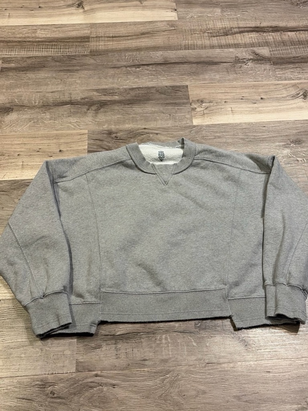 Women's Gray free people crewneck